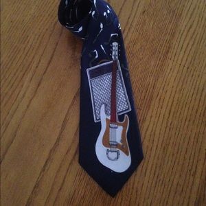 Guitar 🎸 and amp necktie